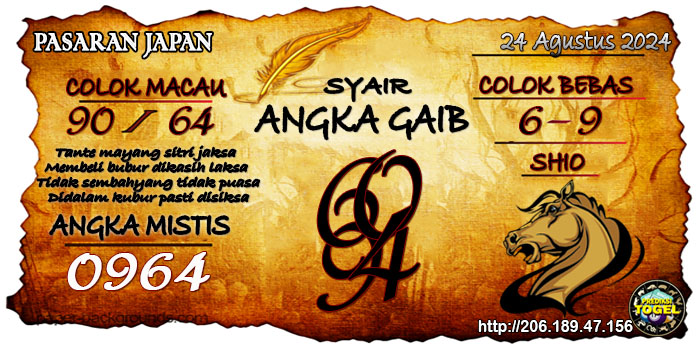 Prediksi Togel Japan Sabtu 24 Agustus 2024