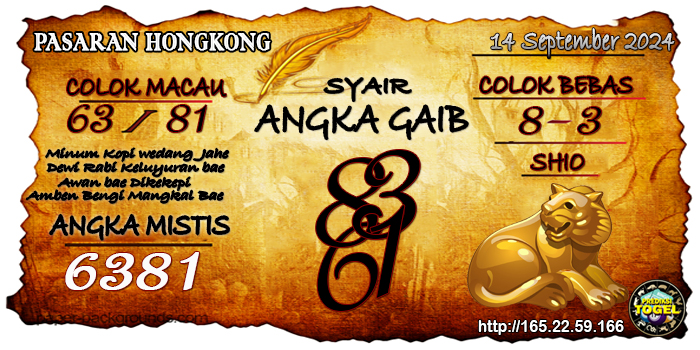 Prediksi Togel Hongkong Sabtu 14 September 2024