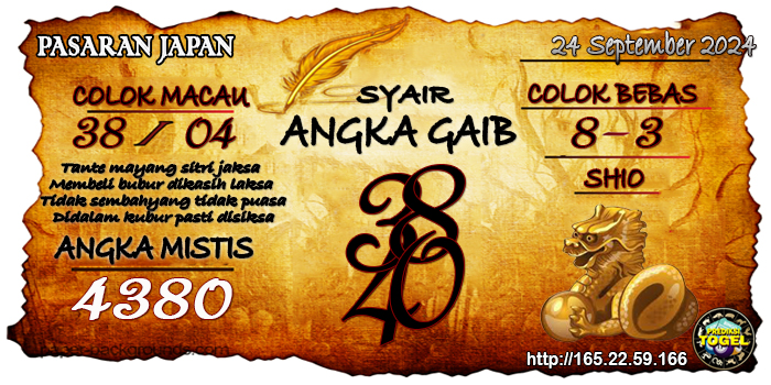 Prediksi Togel Japan Selasa 24 September 2024